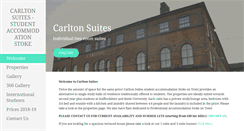 Desktop Screenshot of carltonsuites.co.uk